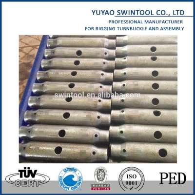 Galvanised L355 (S355JR) steel pipe DIN 1478 TURNBUCKLE