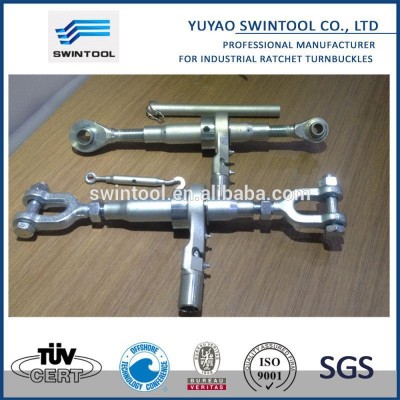 Compactor ratchet turnbuckle with Jaw Jaw