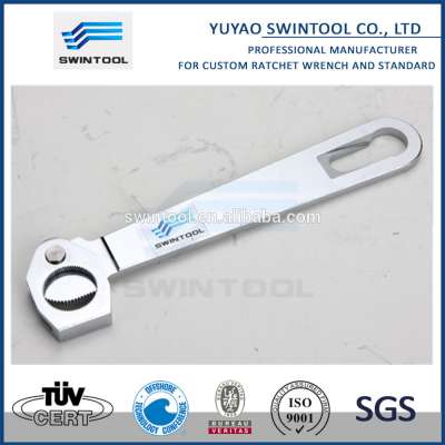 Ratcheting pipe wrench with high quality standard made in China